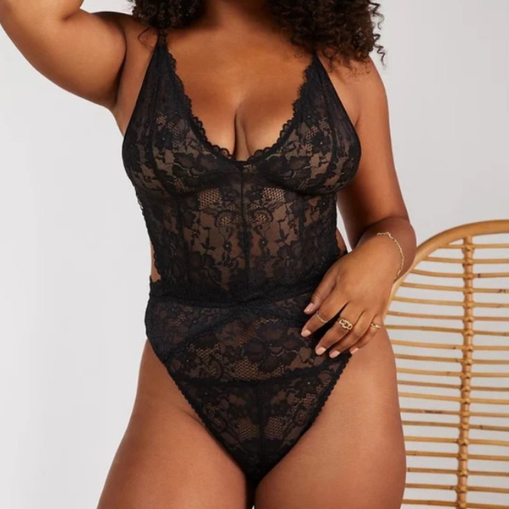 Floral Lace Teddy